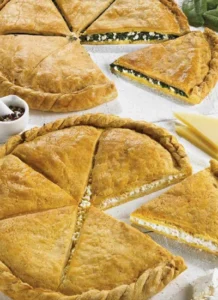 TRADITIONAL PIE WITH SPINACH & CHEESE FILLING